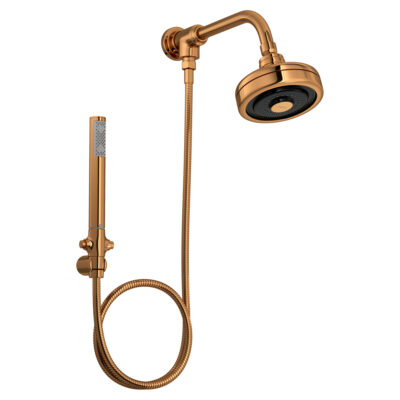 Kit Chuveiro Deca Acqua Plus com Desviador e Ducha Manual Red Gold 1990.GL.STD.KIT.RD