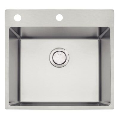Cuba Sobrepor Quadrum Flush 50x40 Inox Acetinado