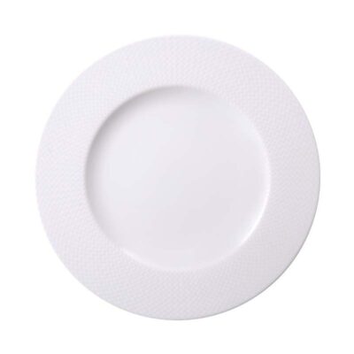 Prato Raso Mesh Porcelana Decorada 28Cm