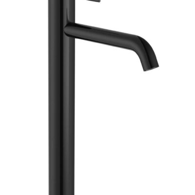 Monocomando para Lavatório de Mesa Bica Alta Ona Titanium Black A5A349ECNC Roca