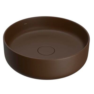 Cuba Redonda Apoio Deca 40cm Marrom Fosco L.12040.22