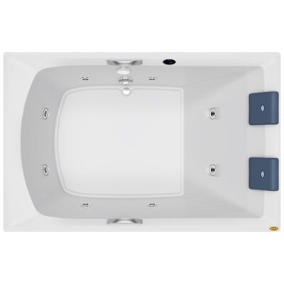 Banheira Jacuzzi Carina Dupla G4 170x110 CA170110G4A