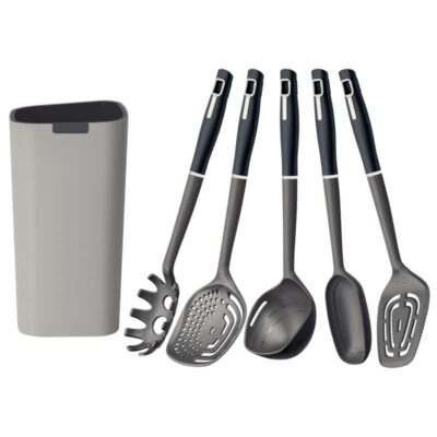 Jogo De Utensilios Verano Onix Suporte 6Pecas