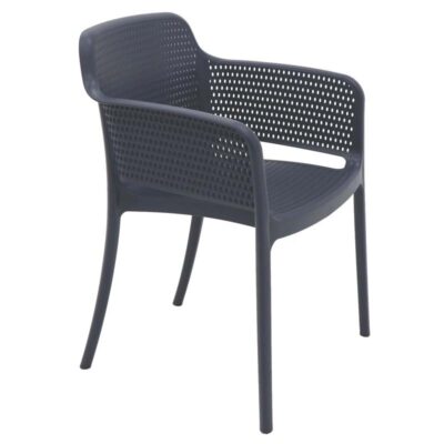 Cadeira Gabriela Polipropileno E Fibra Vidro Azul Navy