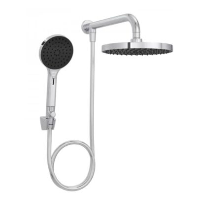 Chuveiro Redondo Parede Flex Max Cromado Com Desviador e Ducha Manual Deca 2085.C.DES