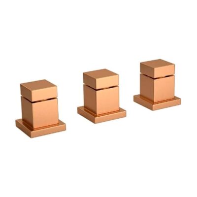 Misturador Bidê Cubo Gold Matte Deca 1895.GL86.MT