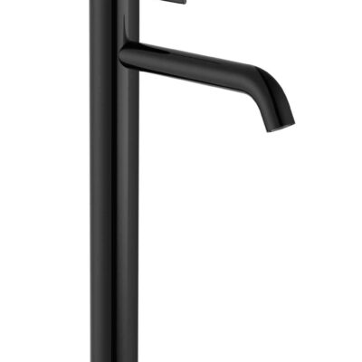 Monocomando para Lavatório de Mesa Bica Alta Ona Titanium Black A5A349ECNC Roca