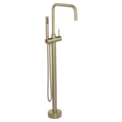 Monocomando de piso banheira redonda deca you summer gold 1871.SM105.MT