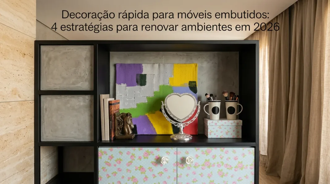 Decoração rápida para móveis embutidos: Dicas e tendências