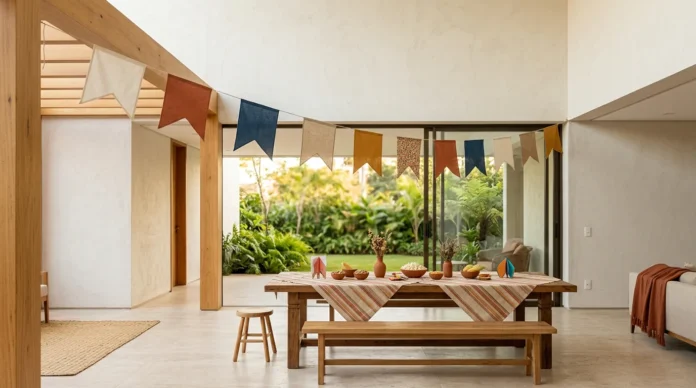 Decoração para Festa Julina: Como Fazer Bandeirolas DIY