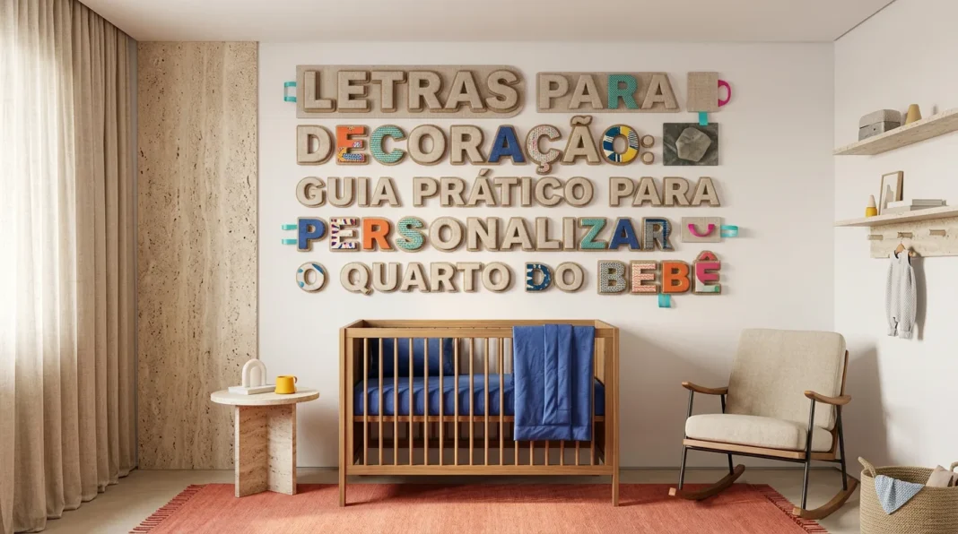 Letras para Decoração de Quarto de Bebê: Guia Completo