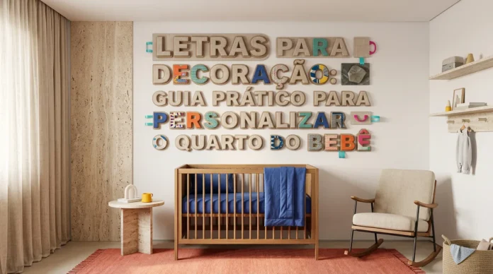 Letras para Decoração de Quarto de Bebê: Guia Completo