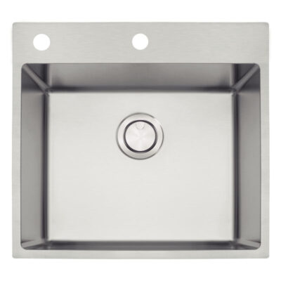 Cuba Sobrepor Quadrum Flush 50x40 Inox Acetinado