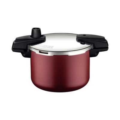 Panela Pressao Valencia Black Preto 24Cm 7L