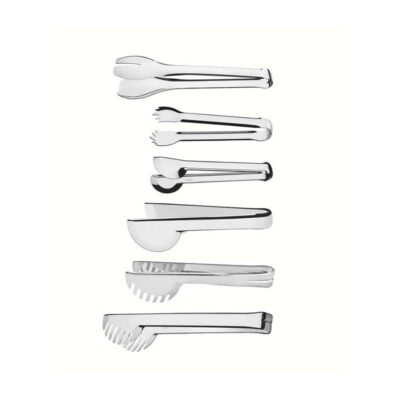 Jogo De Utensilios Utility Aco Inox 6Pecas