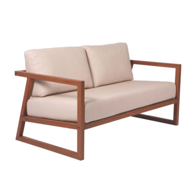Sofa Lugares Lanati Madeira Jatoba Encosto De Madeira Fsc
