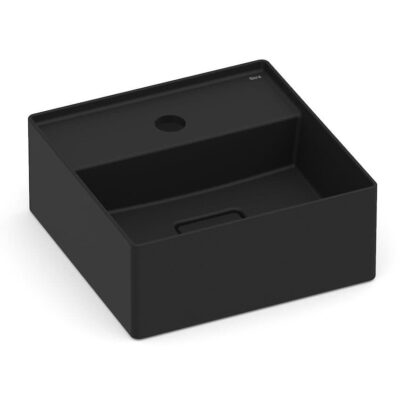 Cuba Apoio 300X300 Com Mesa T7 Terra Black Matte A32787X080 Roca