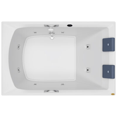 Banheira Jacuzzi Carina Dupla G4 170x110 CA170110G4A