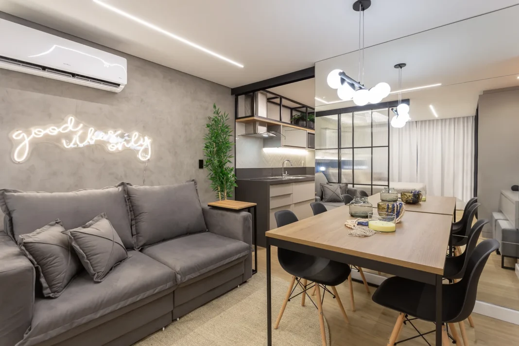 Parede de cimento queimado: 20 ideias para decorar sua casa