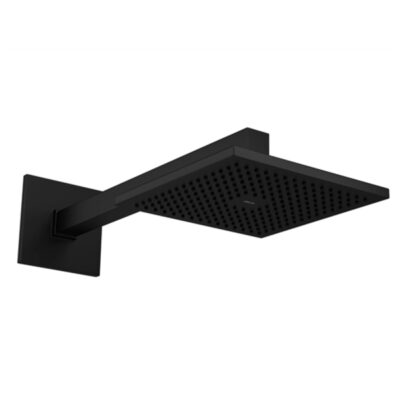 Chuveiro Com Tubo De Parede Quadrado Black Matte Deca 1992.BL.CT.MT