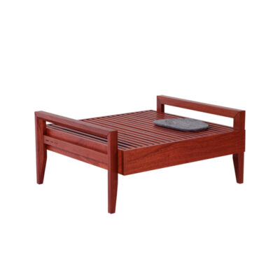 Mesa Mood Fsc Jatoba Madeira Bracos Baixos E Pedra Sabao