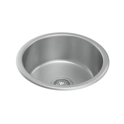 Cuba de Cozinha Redonda Deca 40cm Facile Inox CC.610.40.RED.INX