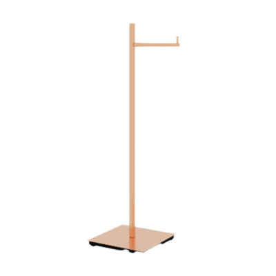 Papeleira Chão Simples Quada Cobre Polido Metalworks 57.QD01.CP
