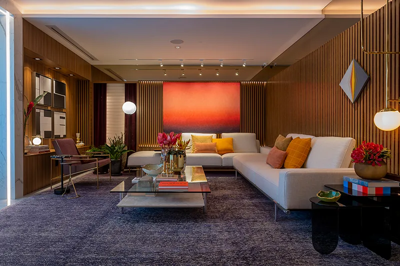 Sala colorida: como combinar as cores em 20 ambientes