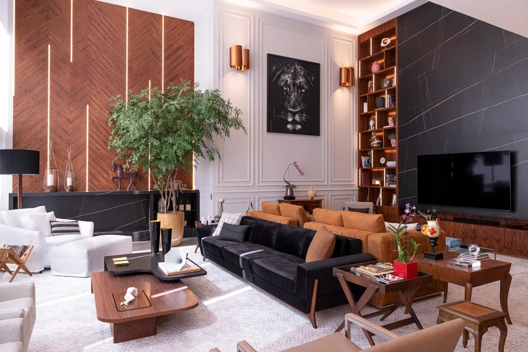 Sofá preto: como combinar na decoração + 10 projetos reais