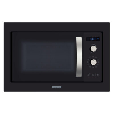 Micro-Ondas Embutir Glass Cook 60 25L Vidro Temperado Preto 8Funcoes