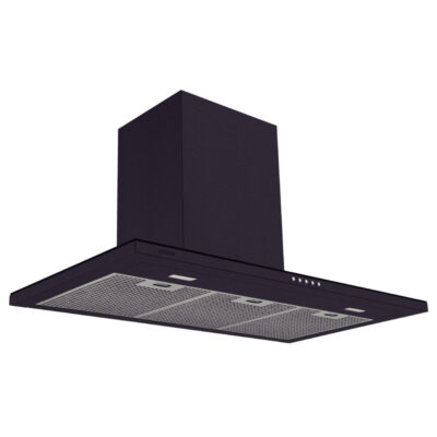 Coifa Slim Wall 90 Aco Inox Black Steel