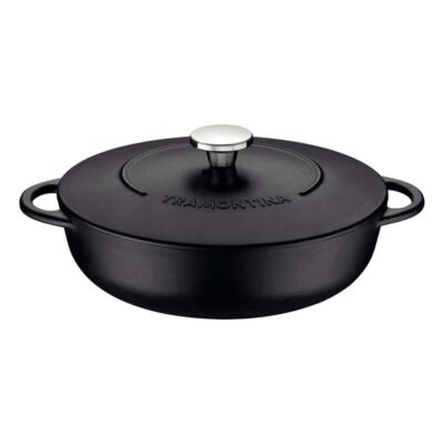 Fritadeira Trento Ferro Esmaltado Revestimento Interno Antiaderente Starflon Excelent 28Cm 4,1L
