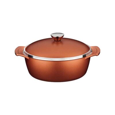 Cacarola Lyon Dourado Tampa 24Cm 3,7L