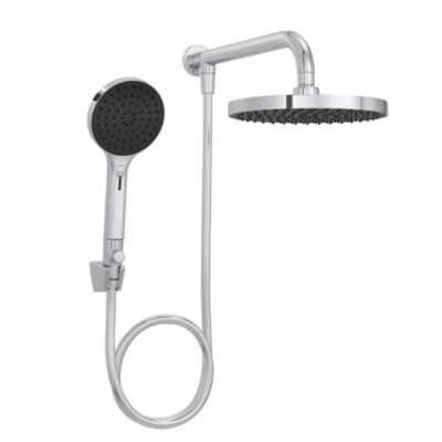 Chuveiro Redondo Parede Flex Max Cromado Com Desviador e Ducha Manual Deca 2085.C.DES