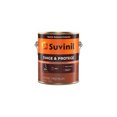 Verniz para Madeira Tinge & Protege Mogno 3,6 litros Suvinil