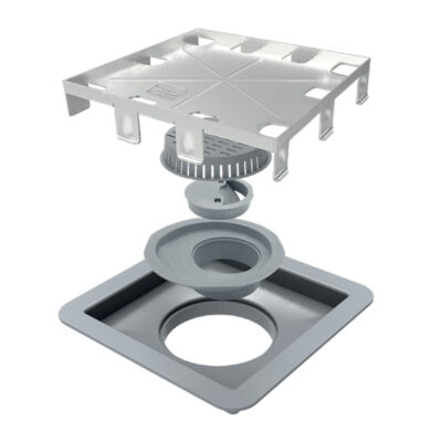 Ralo Linear Elleve Square Tampa Oculta 15 x 15 cm - 209