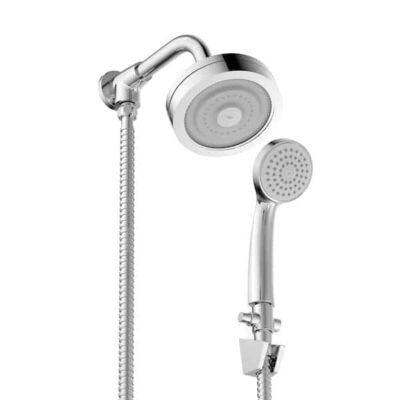 Chuveiro Redondo 120 Mm Com Sistema Autolimpante Com Desviador Master Cromado B5007C6CR0 Celite 