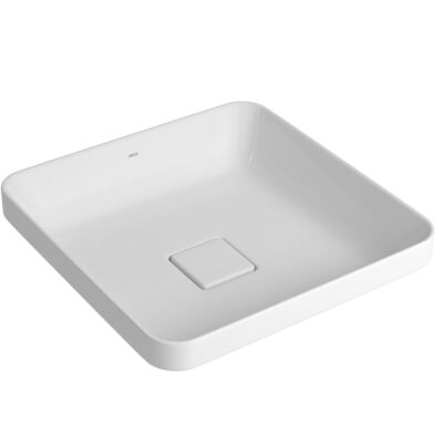 Cuba Slim Sobrepor Deca Quadrada 40cm Branco L.21040.17