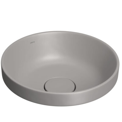 Cuba Slim Sobrepor Deca Redonda 30cm Cinza Antracite L.22030.85